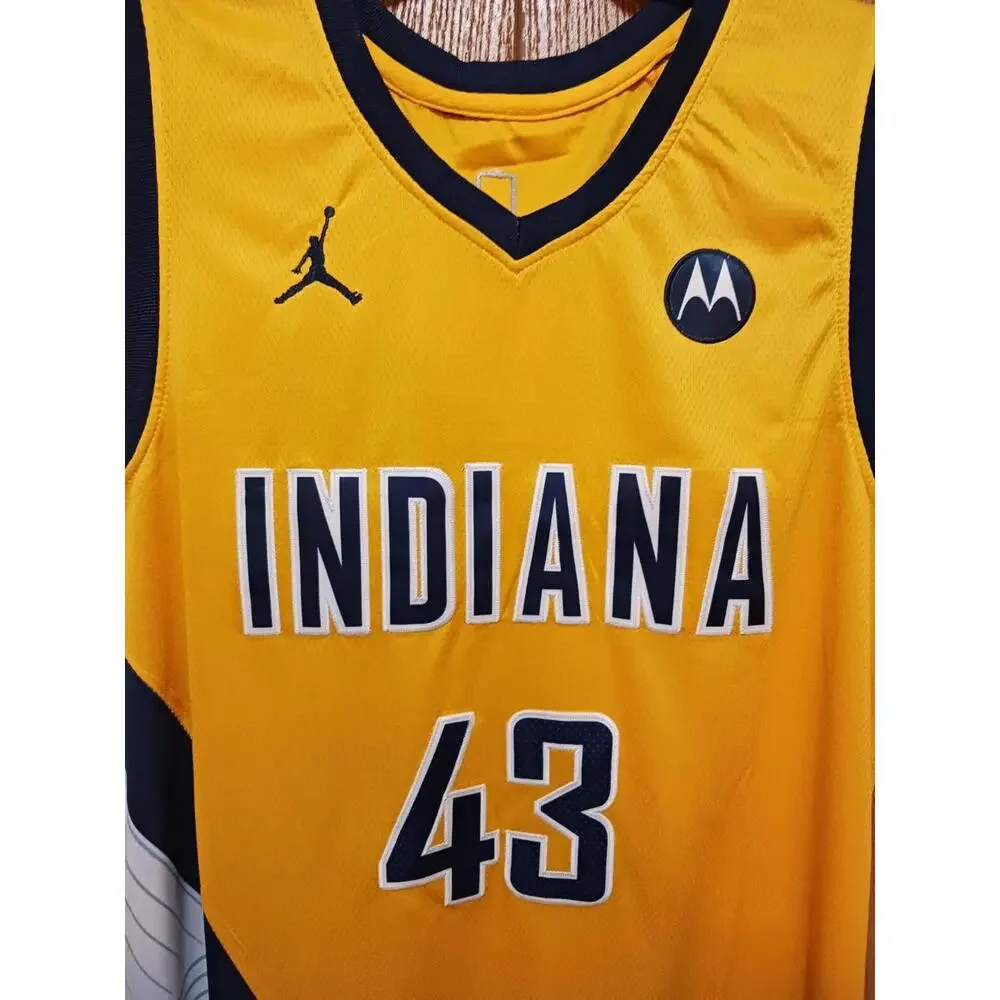 Pascal Siakam-Jordan-Pacers-Jersey-Yellow-Good-Size:XL-$95 - Picture 9 of 9